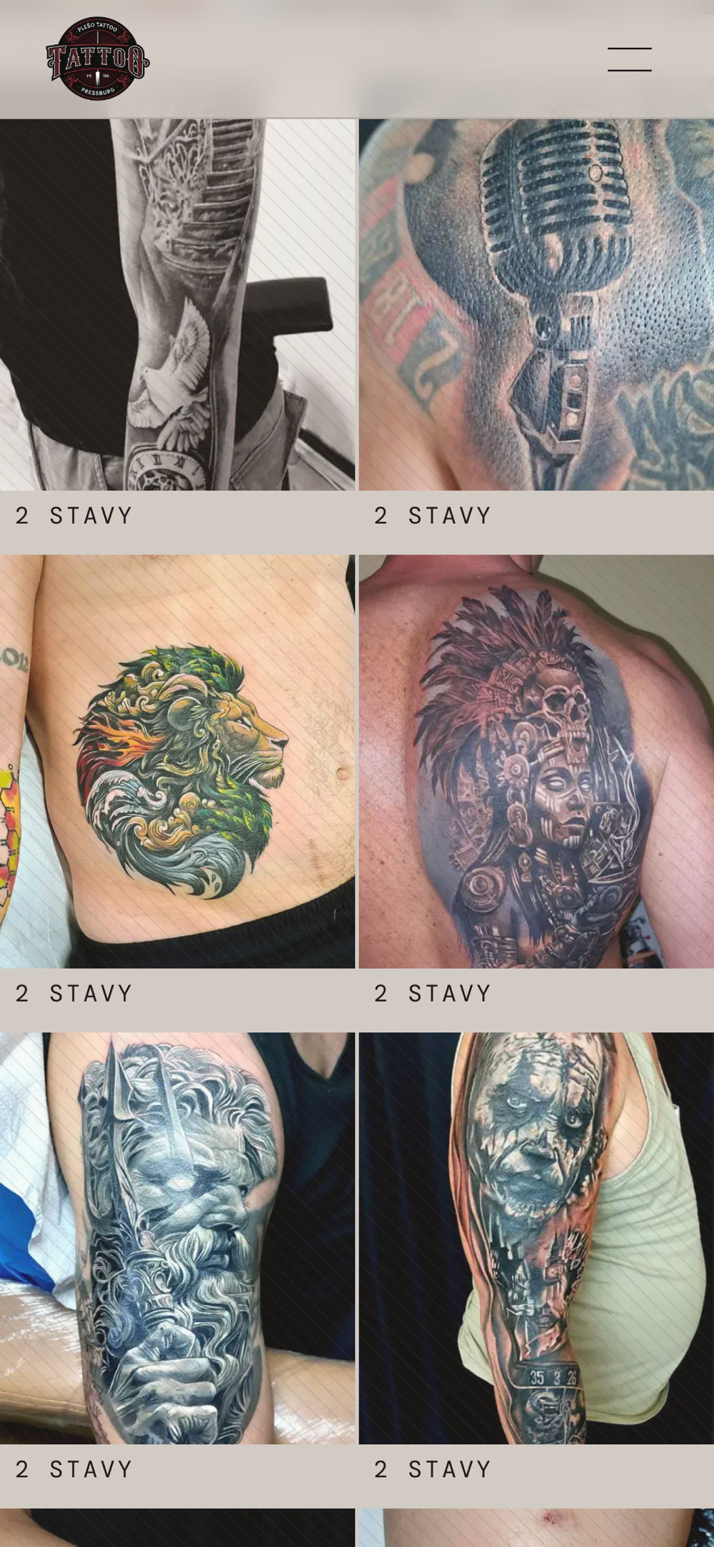 PLEŠO TATTOO s. r. o. – Tetovacie štúdio – Mobil: archív