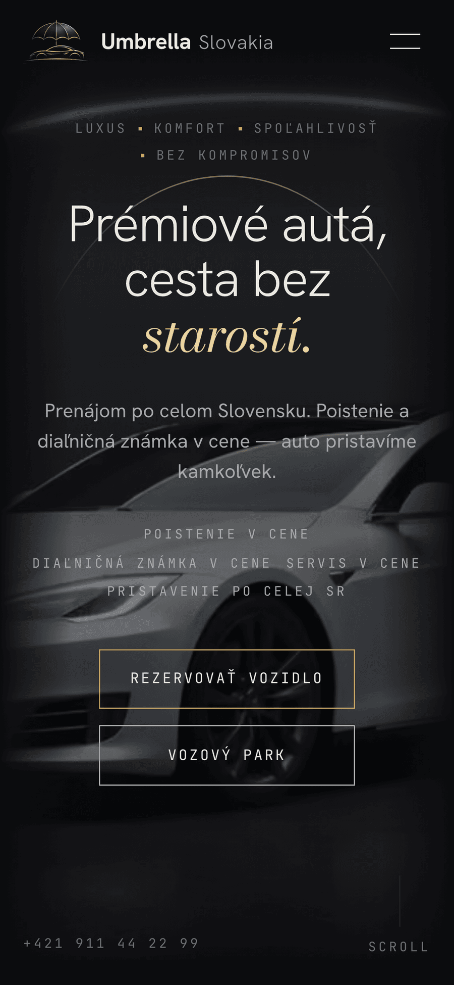 Umbrella Slovakia s.r.o. – Prenájom vozidiel – Mobil — domov
